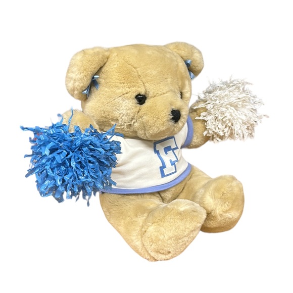 Vintage Rare 1979 DAKIN Cuddles Cheer Cheerleader Teddy Bear Plush Animal Toy - Picture 6 of 12